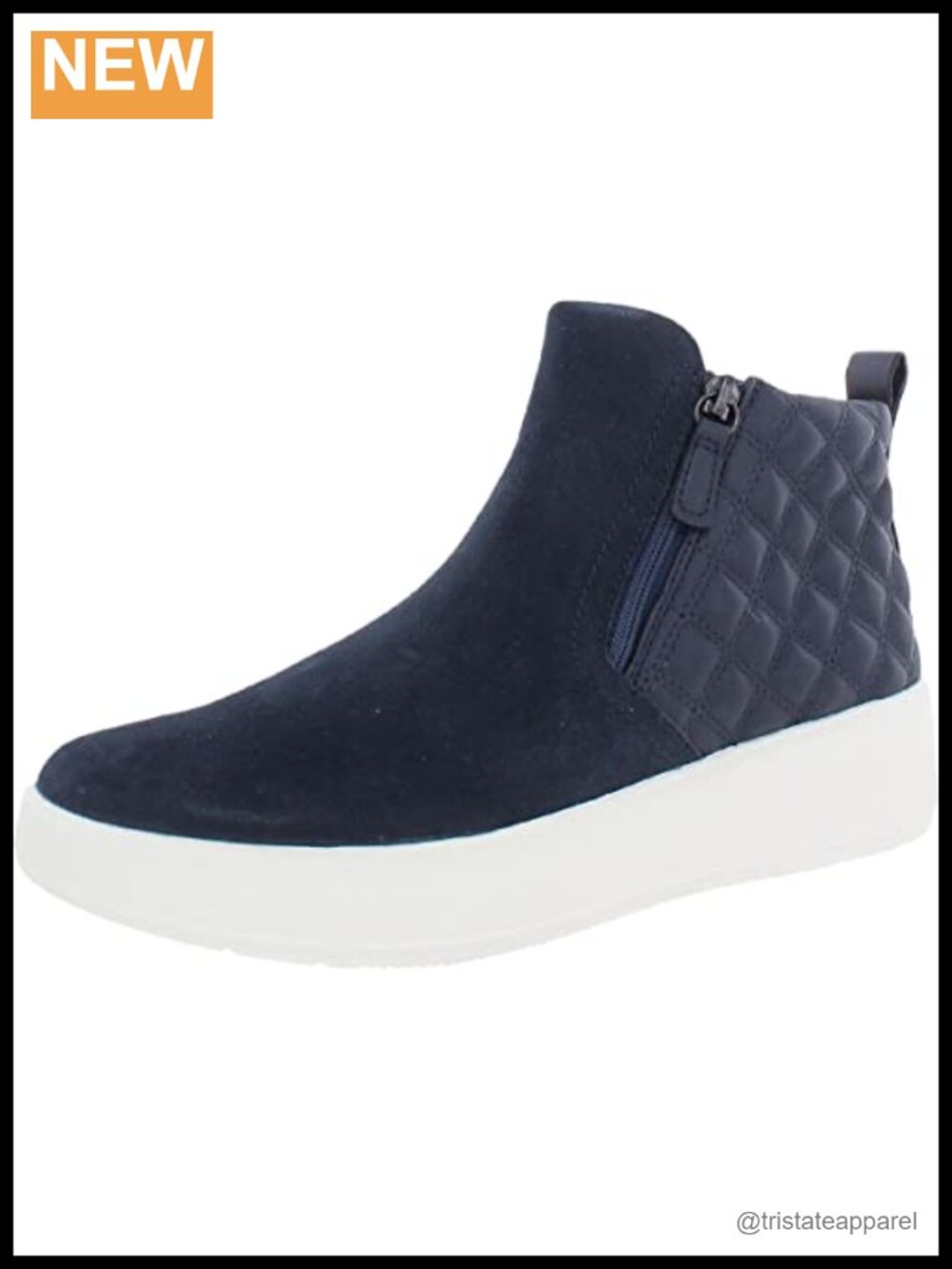 High Top Suede Leather Fashion Sneakers with Arch Support